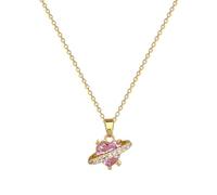 Generisch Pendentif hématite simple femmes bijoux collier femme pendentif collier cadeau pendentif roue jockey automatique, Métal, No Gemstone