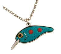 Generisch Pendentif poisson - Chaînes de plage pour femme - Bijou d'appât coloré et léger fait à la main pour père, ami, femme, homme et enfant, Siehe Beschreibung, Acrylique, Voir description