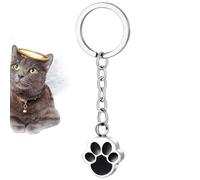 Generisch Pendentif souvenir de cendres pour chien - En acier inoxydable - Pour clés, travail, bureaux, situations sociales, quotidien, vacances, dortoir, maison