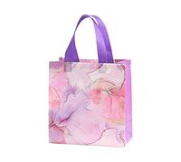 Generisch -Personnalité-Motif-Imprimé-Sac à provisions Sac à provisions non tissé Sacs à provisions Sacs en tissu Grand (Violet, L)