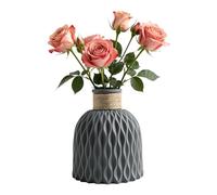 Generisch Petit vase moderne texturé | Petit vase à fleurs parfait pour bureau, maison, intérieur, pendaison de crémaillère, salon, mariage, table basse