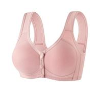 Generisch Petite bandoulière transparente pour femme, sans fil, dos nu, sans éponge, avec bretelles convertibles, pantalon court de maternité, Or rose, 44