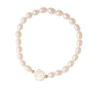 Generisch Petite Bracelet Lune Messages Bijoux Bracelet Rose Flower Bracelet Vacation Jewelry For Women Beaded Bracelet Attract Wealth Good Luck Plaqué Mm Bracelet Bijoux (White, One Size)