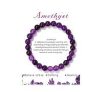 Generisch Petite En Naturelle Plaqué Bijoux 8mm Quartz Beads Volcanic Stone Bracelet Perle Petite Plusieurs Anneaux (T, A)