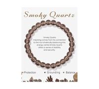 Generisch Petite En Naturelle Plaqué Bijoux 8mm Quartz Beads Volcanic Stone Bracelet Perle Petite Plusieurs Anneaux (P, A)