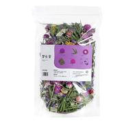 Generisch Petite literie pour animaux de compagnie - Remplisseur de cage à fleurs séchées pour hamsters, sprays de contrôle des odeurs naturels, matériau décoratif doux pour nid d'oiseau, accessoire