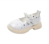 Generisch Petites chaussures en cuir pour bébé de 1 à 6 ans pour le printemps et l'automne Sandales éléphants, Blanc., 27 EU