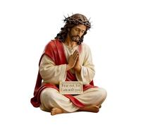 Generisch Petites figurines de Jésus | Résine esthétique moderne religieuse - Statue de Marie Jésus Figurines de collection | Pour la décoration de la maison dans le salon, la chambre à coucher, le