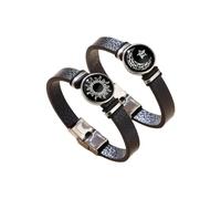Generisch Phrases Empilable Bracelet Jonc Hommes Anneaux Valentine's Day Bracelets Rose Bracelet Bracelet Naturelle Bijoux (Black, 16)
