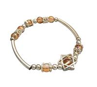 Generisch Phrases Messages Bracelet Hommes Bijoux Pure Silver Parts Star Of Spirituality Talisman For Couleurs 2 Jonc Largeur Bijoux (C, One Size)