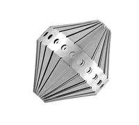 Generisch Pics à oiseaux de 2/4 m en acier inoxydable - Kit anti-vol pour clôtures de jardin - Pour toit, rebord de fenêtre, grange (4 m)