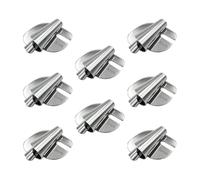 Generisch Pied à ourlet roulé pour machine à - En acier inoxydable - 3-10 mm - 8 tailles - Pied presseur pour machine à - Pour les amateurs de et les amateurs de bricolage, ainsi
