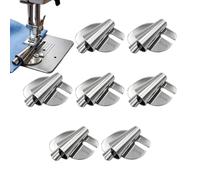 Generisch Pied à ourlet roulé pour machine à - En acier inoxydable - 3 à 10 mm - 8 tailles - Kit universel pour machine à - Pour les amateurs de et les amateurs de bricolage