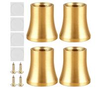 Generisch Pieds de meubles de rechange - Pieds de commode - Antidérapants et modernes - Pour équilibrer et protéger - Pour tapis, carrelage, terrasse, salon, chambre à coucher