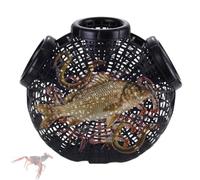 Generisch Piège à langue - Support portable en maille pour cage | Piège à poissons pour homards, crabes, crevettes, Turtle Beach, bateau