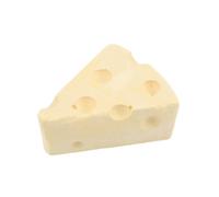 Generisch Pierre à aiguiser pour animaux de compagnie - Meuleuse à dents pour hamster - Jouet à mâcher pour chinchillas en forme de fromage - Jouet à mâcher à dents minérales - Petit jouet pour