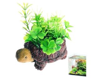 Generisch Pierre à air d'aquarium - Bubbler en forme de tortue - Pierre d'aération silencieuse - Accessoire d'eau oxygénant - Charmante décoration de réservoir, étang, seau, maison, hydroponie, bureau