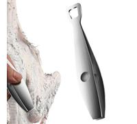 Generisch Pince à arêtes de poisson - 3,2 x 2 cm - Pince de cuisine en acier inoxydable - Pince de cuisine multifonction - Épilateur de viande - Outil de désossage pour truite saumon