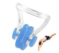 Generisch Pince à Nager en Silicone | Clip Nasal étanche | Coin Nasal Universel pour Adultes et | Accessoire de plongée Anti-Stockage avec boîte de Rangement