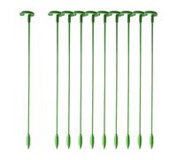 Generisch Piquet de Support pour - Tige Pleine en Fibre de Verre - Fonction de stabilité de l'anneau incurvé de 17 à 37 cm de Long - Offre Une Performance de Maintien Ferme et Verticale pour