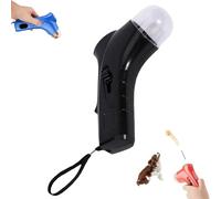 Generisch Pistolet à traitement pour chat, lanceur interactif pour animaux de compagnie, catapulte, jouet portable pour l'entraînement, distributeur de collations (noir)