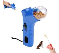 Generisch Pistolet à traitement pour chat, lanceur interactif pour animaux de compagnie, catapulte, jouet portable pour l'entraînement, distributeur de collations (bleu)