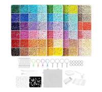 Generisch Pixel Art Kit - Kit de fabrication de perles Fuse pour adolescents et adultes | 24 à 96 couleurs en polypropylène avec plateau, tweezers, tableaux de niveau, arts et loisirs créatifs pour