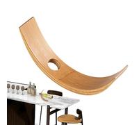 Generisch Plan de travail avec support pour bouteilles de vin individuelles - Support flottant de vin rouge pour table | Remplisseur de table avec de belles courbes d'étagères pour restaurants, caves