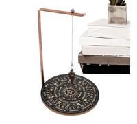 Generisch Planche à pendule - Porte-encens en bois et - Porte-encens - Ornement de sorcière - Support en en bois pour la décoration, la méditation, la divination