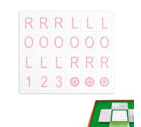 Generisch Planche Mahjong | Jeu de tuiles, planche d'exercice pour Mahjong individuel, pour l'extérieur, la piscine, les voyages, la maison, les réunions de famille, les fêtes d'anniversaire, les
