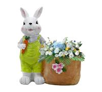 Generisch Planter - Pot de lapin | 20 cm - Petits pots de succulentes mignons pour décoration de printemps, maison et studio, décoration de bureau, succulentes, table