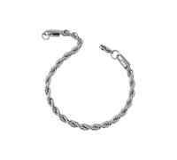 Generisch Plaqué Élastique Bracelet Et Anneaux en corde populaire pour hommes et femmes en Europe et en Amérique Bracelet Perles Naturelle Mamie Message Bijoux (A, 1.00)