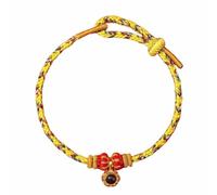 Generisch Plaqué Plusieurs Naturelle Bijoux Red String Ankle Rope With Eight Buddha Charms Birth Year Jewelry Bracelets Choix Pierres Pour Bracelet Bijoux (C, One Size)
