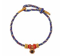 Generisch Plaqué Plusieurs Naturelle Bijoux Red String Ankle Rope With Eight Buddha Charms Birth Year Jewelry Bracelets Choix Pierres Pour Bracelet Bijoux (A, One Size)