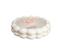 Generisch Plateau à fruits avec couvercle - Grand couverts de service rotatif | Plateau à apéritif rotatif | Support à dessert pour cuisine, chambre à coucher, salle de bain, ferme, appartement