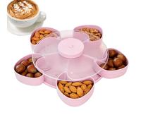 Generisch Plateau à goûter avec couvercle - Récipient de rangement rotatif