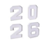 Generisch Plateau alimentaire avec chiffres, décoration de table de remise de diplôme - Planche de charcuterie 2026 | Convient pour lycée, collège, bal de fin d'année, anniversaire, réunion de classe