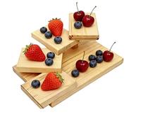Generisch Plateau de service à sushis - Étagère de présentation en bois pour sashimi de la cuisine japonaise - Escalier de service pour sushis - Pour la maison, les Izakayas, la cuisine, la salle à