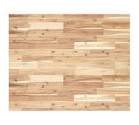 Generisch Plateau de table rectangulaire 100 x 80 x 2 cm en bois massif | Bois d'acacia massif, surface lisse, facile à nettoyer avec un chiffon humide, pour salle à manger et entreprise