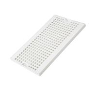 Generisch Plateau d'égouttement rectangulaire en acier inoxydable pour station de boisson, plateau de tasse perforé pour club et café, égouttoir en acier inoxydable