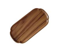 Generisch Plateaux en bois pour servir les aliments - Planche rustique pour aliments - Planche de service pour table basse, chambre à coucher, salon, cuisine, fête, brunch, barbecue