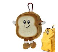 Generisch Plush Coin Purse - Design de Dessin animé | Sac à Monnaie drôle | de Hamburger Toast, , Pochette de Changement de Fermeture éclair | Porte-Monnaie pour Femmes, Hommes,
