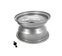 Generisch Pneu de moto 8", robuste, argenté, 18 x 9.50.8 Silver 3 H | Kit puissant à l'avant et à l'arrière pour les trajets sur le sable, la boue et l'herbe, pneus rafraîchissants, durabilité