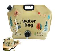 Generisch Poche à eau | Porte-eau avec TAP | Conteneur à Watter Carrier | Sac à eau pliable | Résistant à l'humidité légère et résistante aux Kee pour le sport, le camping, la randonnée, le