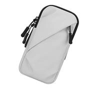 Generisch Pochette noire et argentée à paillettes pour téléphone portable, sangle de bras unisexe, sac de poignet, housse de bras pour téléphone portable, sac de rangement, pochette pour femme, fleurs