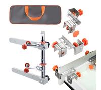 Generisch Pochoir de poignée de tiroir | Gabarit de perçage pour poignée d'armoire - Kit de montage réglable pour meubles, menuiserie, cuisine, outil d'alignement