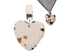 Generisch Poids de table | Pendentif de nappe en forme de cœur Pierres - Poids de couverture de table lourd, Cintre pour nappe, pour restaurant, pique-nique, marquees