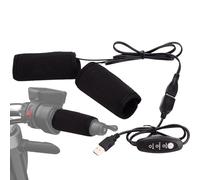 Generisch Poignée chauffante pour Moto - 5 V, Couvercle de poignée électrique, (alimenté par USB), Manchon de poignée chauffé avec température à 3 Vitesses | () poignées chauffantes de Guidon