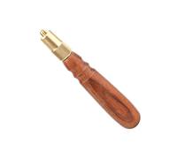 Generisch Poignée de lime en bois professionnelle finement polie, ronde | Poignée de lime à bois avec manchons en métal, outils de menuiserie, outils de menuiserie, outil de coupe de lime,