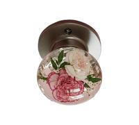 Generisch Poignée de porte décorative florale - Ferrure rotative douce - Construction robuste - Accessoire d'intérieur élégant - Design intérieur fonctionnel pour appartement, entrée, salle de bain